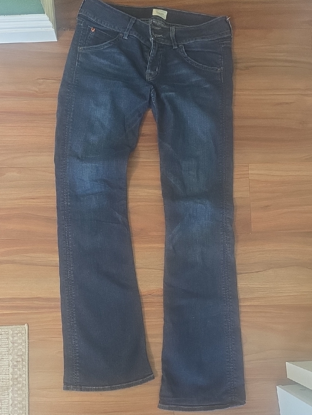 Women's Hudson Dark Blue Bootcut Jeans